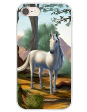 Load image into Gallery viewer, Pretty Unicorn in the Woods Painting iPhone Case
