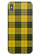 Load image into Gallery viewer, Yellow Plaid Checkered iPhone Case
