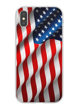 Load image into Gallery viewer, Waving American Flag iPhone Case
