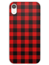 Load image into Gallery viewer, Red Buffalo Plaid iPhone Case
