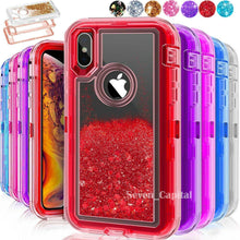Load image into Gallery viewer, Protective iPhone Glitter Case - For iPhone X XR XS and XS Max
