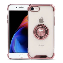 Load image into Gallery viewer, iPhone SE Clear Protective Case with Ring Holder &amp; Kickstand
