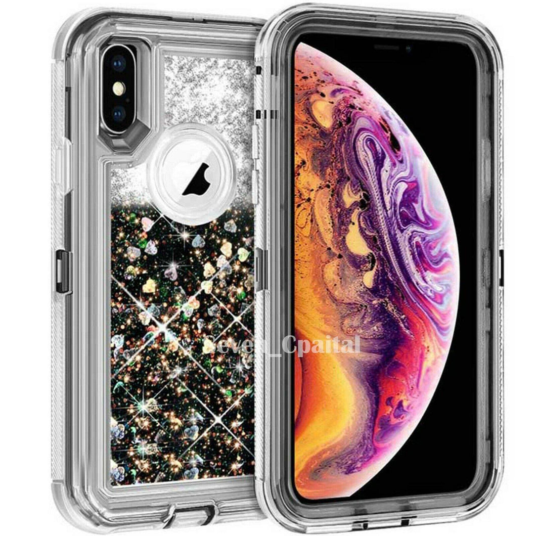 Protective iPhone Glitter Case - For iPhone X XR XS and XS Max